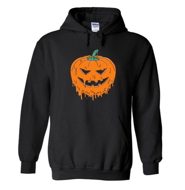 Melting Pumpkin Halloween Hoodie SN