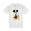 Mickey Mouse Smoking a Bong Marijuana 420 Stoner Weed T Shirt SN