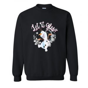 Olaf Let It Glow sweatshirt SN