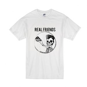 Real Friends Pizza Skeleton T-shirt SN