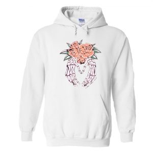 Skeleton Heart Hands Hoodie SN