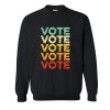 Vote Retro Vintage Sweatshirt SN