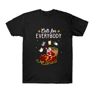 Cats For Everybody Christmas T-Shirt SN