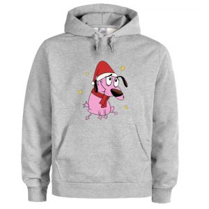 Christmas Courage the Cowardly Dog Hoodie SN