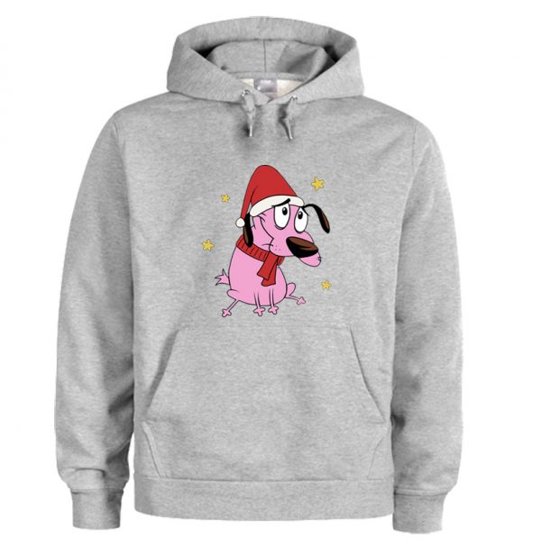 Christmas Courage the Cowardly Dog Hoodie SN