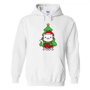 Christmas Tree Kitty Hoodie SN