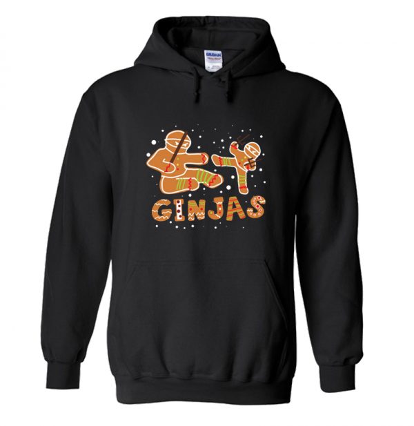 Ginja Redhead Christmas Ninja Gingerbread Kids Hoodie SN