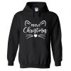 Meowy Christmas Cat Hoodie SN