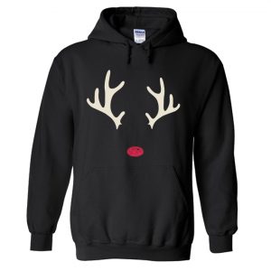 Merry Christmas Rudolph Reindeer Hoodie SN