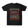 Merry Christmas Ya Filthy Animal T-Shirt SN