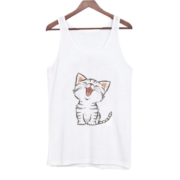 American Shorthair happy Cat Tank Top SN