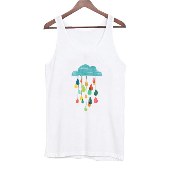 It is raining rainbow Tank Top SN