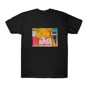 Sailor Moon Boys Are The Enemy T Shirt SN