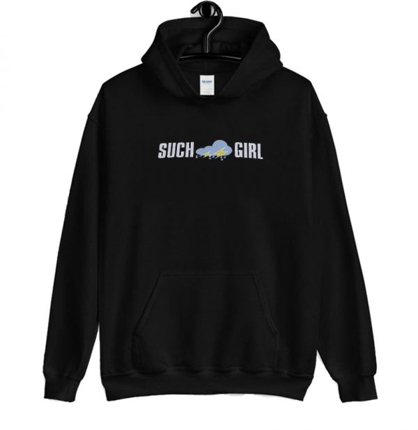 Cloudy Rain Print hoodie SN