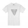 Dream Motivation Eye Chart T Shirt SN