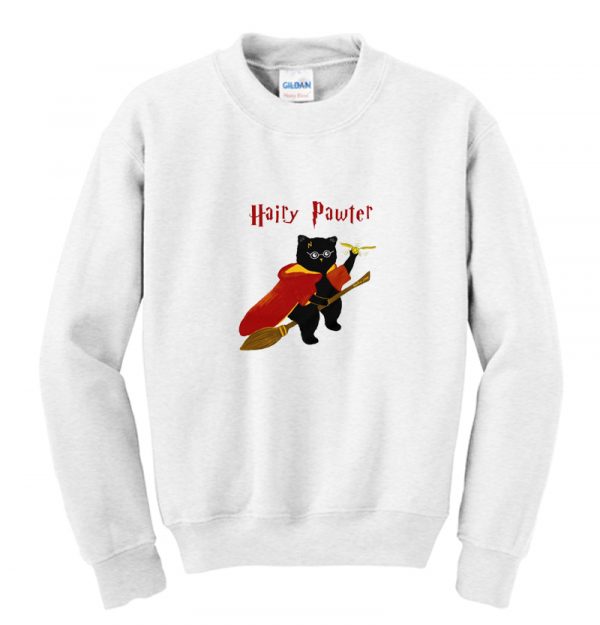 Flying Hairy Pawter Christmas Sweatshirt SN