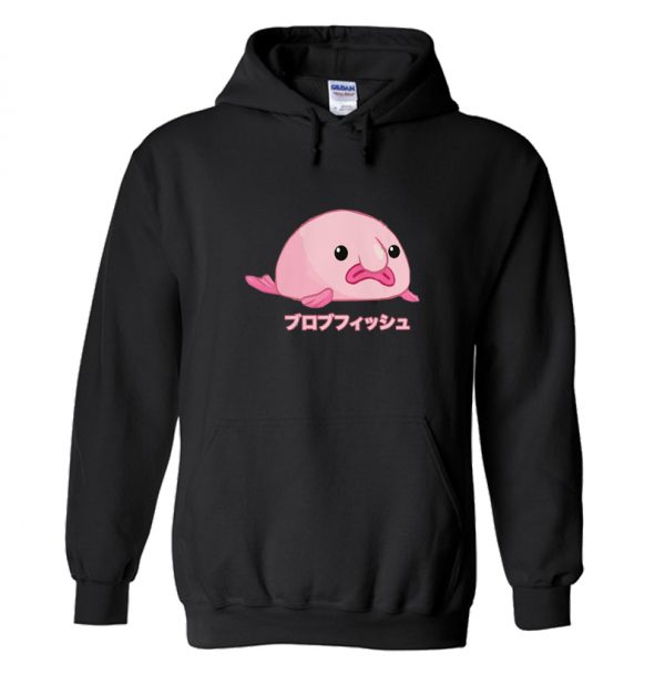 Japanese blobfish kawaii Hoodie SN