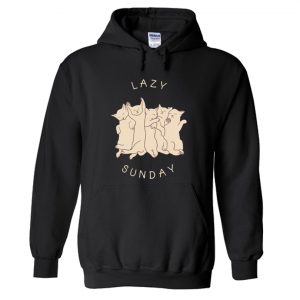 Lazy Sunday Cats Hoodie SN