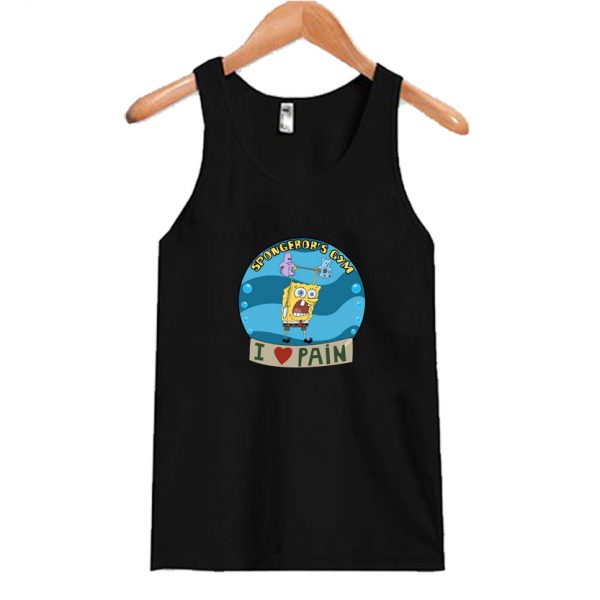 Spongebob's Gym I Love Pain Tank Top SN