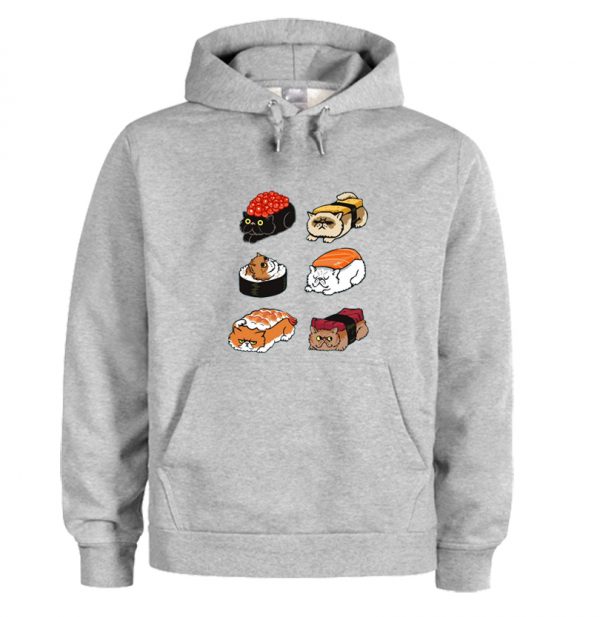 Sushi Persian Cat Hoodie SN