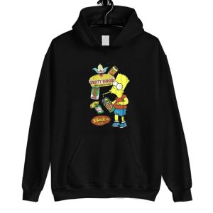 Bart Simpson Junk Food Krusty Burger Hoodie SN