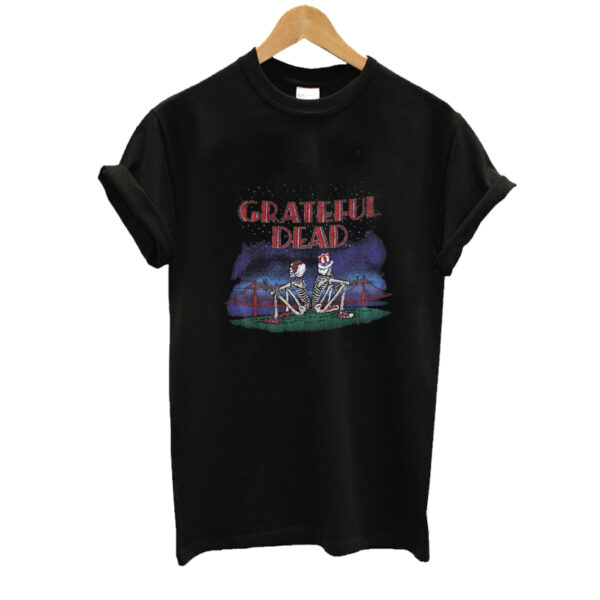 Grateful Dead Golden Gate San Francisco Skeleton T-shirt SN