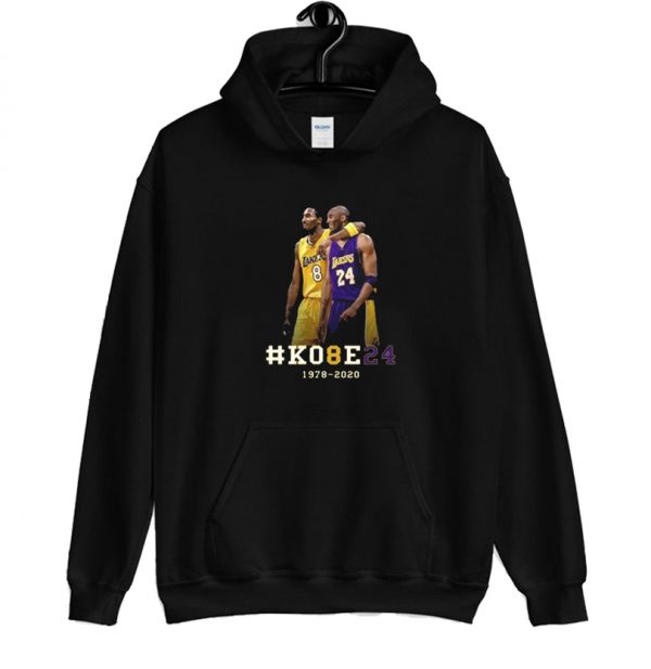 Kobe Bryant Basketball Tribute Los Angeles Number 24 8 Hoodie SN