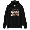 Kobe Bryant In Loving Memory Black Mamba Basketball Moments Tribute Los Angeles Number 24 Hoodie SN