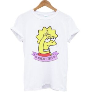 Lisa Simpson Nobody Cares T-shirt SN