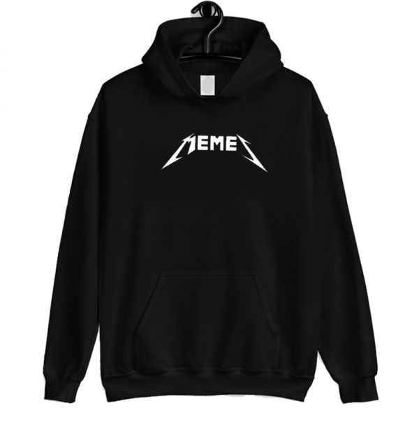 Memes Funny Metallica Font Hoodie SN