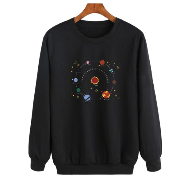 Planets Solar System and Stars Sweatshirt SN