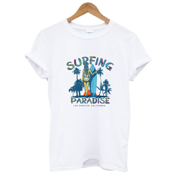 Surfing Paradise California T Shirt SN