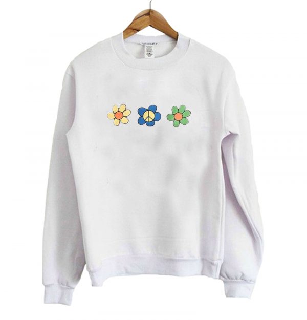 Vintage Flower Print sweatshirt SN