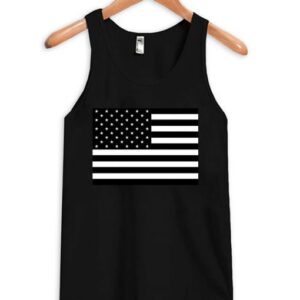 American Flag B&W Tanktop SN