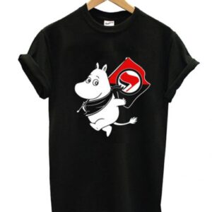 Antifa Moomin Anti-Fascist T-shirt SN