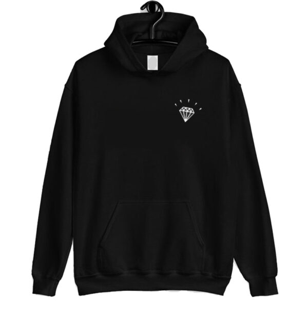 Diamond Pocket Print Hoodie SN