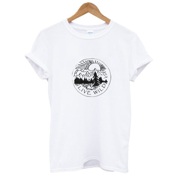 Live Wild Nature T Shirt SN