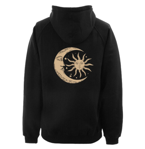 Mystical Sun and Moon Hoodie Back SN