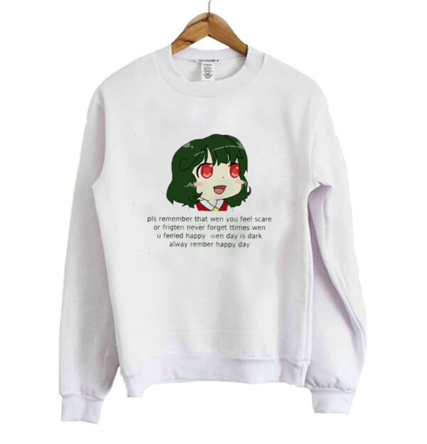 Pls Rember Ohayou Face Sweatshirt SN