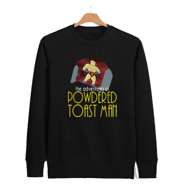 The Adventures of Powdered Toast Man Ren and Stimpy Sweatshirt SN