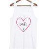Wifi with heart around it love tank top SN