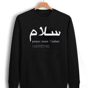 Salam Peace Definition Sweatshirt SN