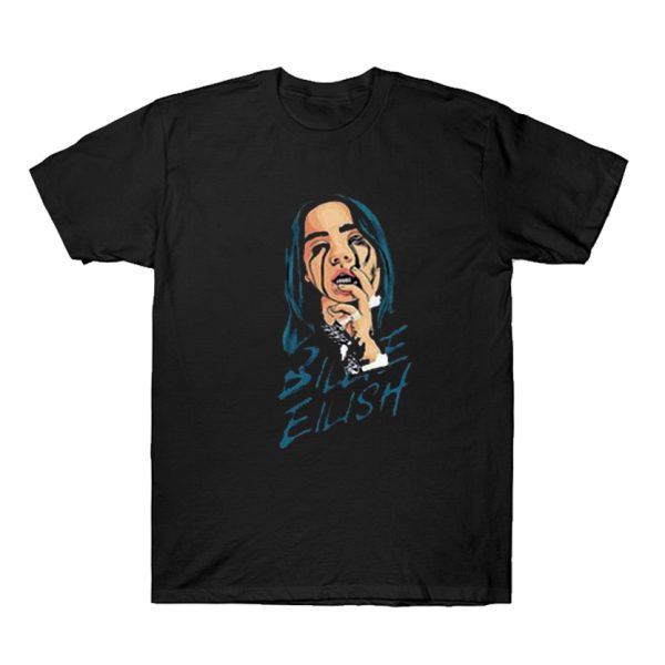 Billie Eilish Crying Black Tears t-shirt SN