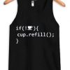 Coffee Refill Code Tank Top SN