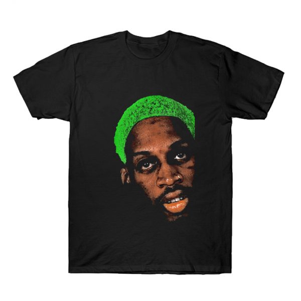 Dennis Rodman Black T-Shirt SN