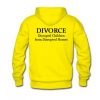 Divorce disrupted children from disrupted homes Hoodie Back SN