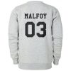 Malfoy 03 Sweatshirt Back SN