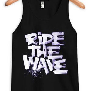 Ride The Wafe Black Tank Top SN