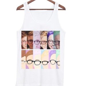 Tyler Oakley Hair and Glasses Tanktop SN