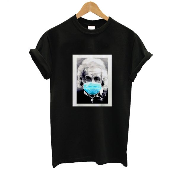 Albert Einstein Mask Face t-shirt SN